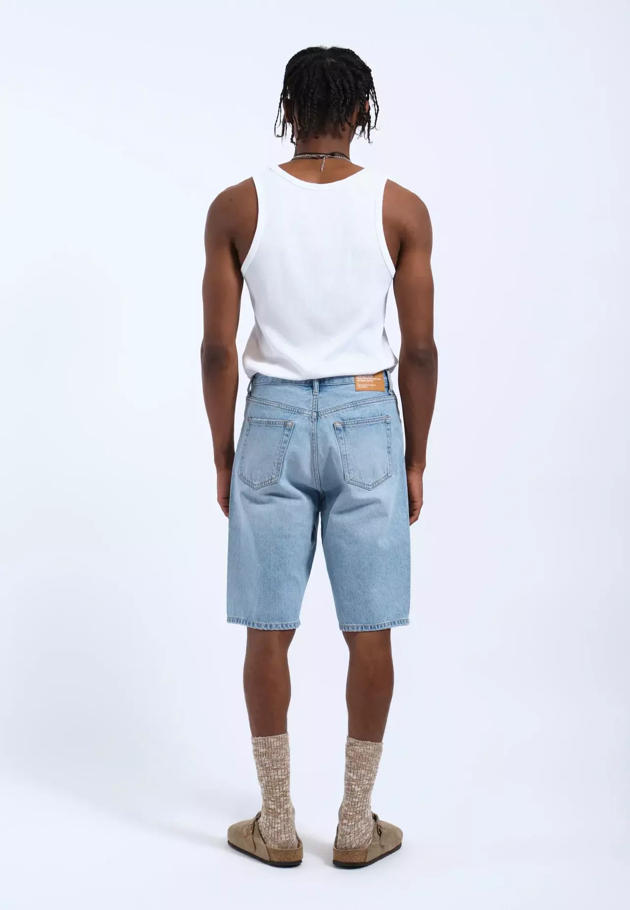 Dr.Denim Omar Shorts Stream Light Fade Herren Denim hellblau